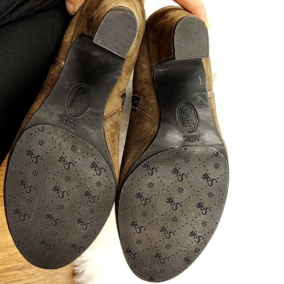 Sofft Leather Ankle Bootie With Side Zip Size 9 - Picture 13 of 14